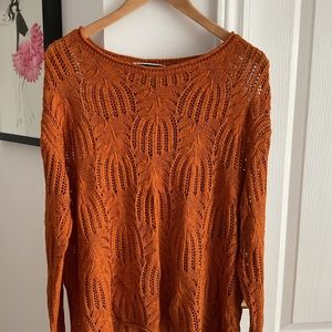 Melanie Lyne crochet sweater